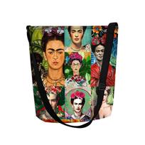 Modern Frida funky anthracite felt bag