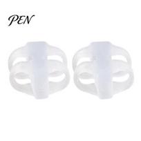 Silicone Bunion Corrector for Men Women 1 Pair Toe Separators Women, Soft SEBS Spacers Overlapping Toes Elastic Splint Walking Comfort And Hallux white