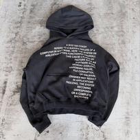 Cross-border SYSTEM European and American trendy brand letter Y2K street hip-hop printed hoodie men's and women's sweater set wholesale XS