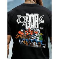Joe Bar Team T-Shirt - Breathable Round Neck Casual Tee with Iconic Team Print, Machine Washable Suitable for Outdoor & Casual Attire, Year-Round for S juoda