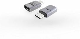Adapteris USB MicroConnect USB-C - USB-C Juodas (Premium USB4 Gen 3x2 USB-C)