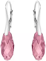 Diamond Sky Jewelry Sidabriniai auskarai „Enchanté (Light Rose)“ su Swarovski® kristalais
