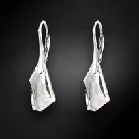 Diamond Sky Jewelry Sidabriniai auskarai „Hyperborea“ su Swarovski® kristalais