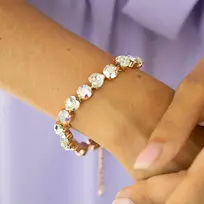Diamond Sky Jewelry Apyrankė moterims DiamondSky „Tau II“ su Swarovski kristalais