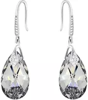 Diamond Sky Jewelry Sidabriniai auskarai „Baroque III (Comet Argent Light)“ su Swarovski® kristalais