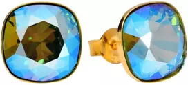 Diamond Sky Jewelry Sidabriniai auskarai „Glare (Juodas Diamond Shimmer)“ su Swarovski® kristalais