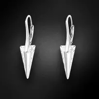 Diamond Sky Jewelry Sidabriniai auskarai „Spike“ su Swarovski® kristalais
