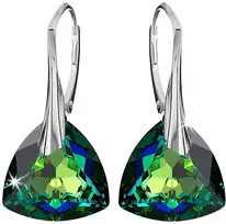 Diamond Sky Jewelry Sidabriniai auskarai „Evening Shine (Vitrail Medium)“ su Swarovski® kristalais