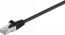 Goobay Patchcord, CAT5e, SF/UTP, 0,5 m, juoda (68665)