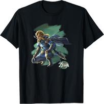 The Legend of Zelda Tears Of The Kingdom Crouching Link Art T-Shirt S