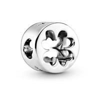New Four-Leaf Clover,Flower Multiple Series Charm Bead Pendantoriginal Jewelry Necklace & Diy Making Unique Fine Bracelet Gift white