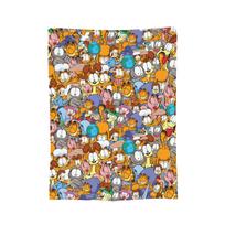 Cartoon G-Garfields Blanket Fleece Summer  Multi-function Ultra-Soft Throw Blankets for Bedding Office Bedspreads 130x150cm orange