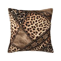 Pūstas leopardas odos tekstūra sofos pagalvės užvalkalas poliesteris tropiniai laukiniai gyvūnai mesti pagalvės užvalkalas miegamojo dekoravimas 30x30cm 12x12in black