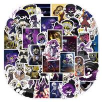 10/30/50/110pcs Anime Murder Drones Stickers Waterproof DIY Scrapbook Skateboard Cool Cartoon Graffiti Sticker Toys Gifts gray