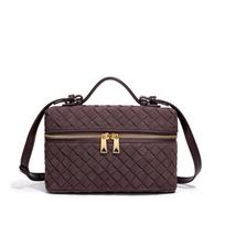 Austa pietų dėžutės krepšys, moteriškas kosmetikos krepšys, rankinis crossbody dėžutės krepšys 23*14.5*6.5 gray