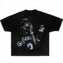 Playboi Carti The Weeknd Streetwear Dėžutės formos marškinėliai Y2K Marškiniai Marškinėliai su grafika Rap Marškinėliai Marškinėliai iš turo pavasaris/vasara nauja Mada 3XL gray