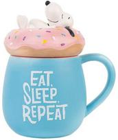 Gertuvė ERIK Snoopy Eat Sleep Repeat 3D mug 500ml