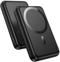 Nešiojamoji baterija, suderinama su „MagSafe Hoco“, 10000 mAh QC PD 2A 20W J141, juoda