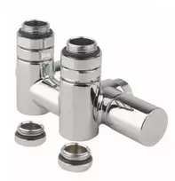 Rad. ventilis Compact 1/2` x 24-19”, matēts balts / balts