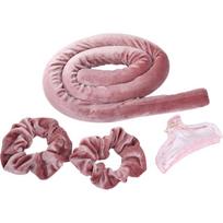 Sister Young LISA plaukų garbanojimo rinkinys Pink 4 vnt.