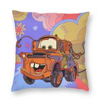 Lighting McQueen Cars Pillowcase Double-sided Printing Polyester Cushion Cover Decorative  Pillow Case Cover Home Drop Shipping 30cmx30cm blue