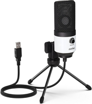 Fifine K669BW studio microphone (baltas)