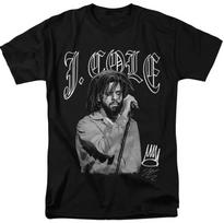 J Cole Tee Tour Merch 90s Hip-Hop Rap Vintage style graphic T-Shirt Mens Womens Tees Top, size S-4XL L gray