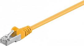 Goobay Patchcord, CAT5e, SF/UTP, 1m, geltona (68065)
