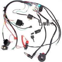 Off-Road ATV & Beach Buggy Electrical Wiring Harness 50-110cc Ignition System Beach Buggy black