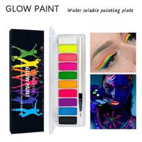 VERONNI Water-Soluble UV Luminous Body Paint and Eyeliner/Eyeshadow Makeup Cream gray
