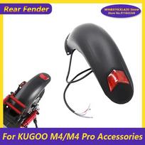 For KUGOO M4/M4 Pro Accessories 10 Inch Rear Mudguard Bracket with Taillight Electric Scooter Mud Fender Guard Skateboard gray