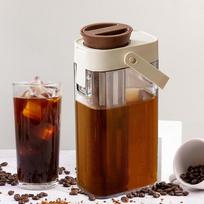 New 1L Cold Brew Coffee Maker Handheld Handle Abs Coffee Cold Brew Bottle With Scale,Tea Infuser Brewing Immersion Coffee Kettle ruda