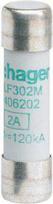 Hager Cilindrinis saugiklio įdėklas 10 x 38 mm aM 32A 400V AC (LF332M)