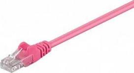 Goobay RB-LAN CAT 5e jungties kabelis, U/UTP, violetinis – laido ilgis 1 m