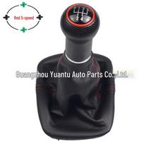 5/6 Speed Gear Shift Knob for Volkswagen Golf 2-4, Convertible, Polo 6N, Passat 35i black