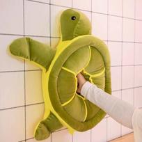 Pliušinis žaislas vėžlio lėlė, vėžlio lėlė, skudurinė lėlė, miela lova super minkšta vaikiška pagalvėlė mergaitei 25 cm. beige