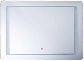 Beliani Vonios veidrodis su LED apšvietimu WASSY 80 cm 60 cm sidabrinis