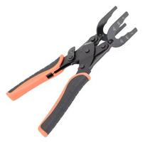 Plier Tool Crimp Connector Removal Wide Thick Jaw 1/2 3/4 1 Inch Quick Replace Sizes Stainless Steel Anti-Rust Pipe Disassembly 1pc gray