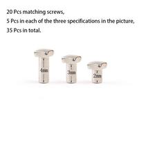 Assorted Screw Nut Eyeglasses Repairing Set Nose Pad Replacement Screwdriver Glasses Repair Tools Multi-Functional Hand Held