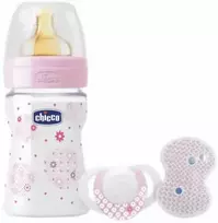 Chicco Dovana Well-Being Silikonas "Mamai" Rožinė 0m+ Rinkinys 3 vnt.