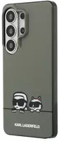Karl Lagerfeld IML K&CH „Peekaboo“ logotipo magnetinis dėklas, skirtas „iPhone“, „Samsung Galaxy S26 Ultra“, juodas