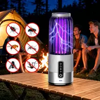 Lampa Pakabinama sodo lempa su laikmačiu nuo uodų, musių, vabzdžių