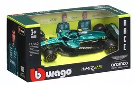 BBURAGO automodelis Aston Martin AMR25 (2025) #14 Alonso ir #18 Stroll, 18-38250