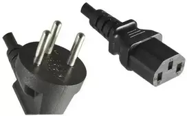 MicroConnect maitinimo laidas Kištukas Izraelis - C13, 1,8 m (PE010418ISRAEL)