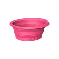 High Quality Silicone Ice Bath Washbasin Relief Stress Improved Blood Circulation Ice Washbowl Foldable Ice Bath Tub Bucket Home rožinė raudona spalva