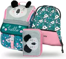 Baagl mokyklinis ergonomiškas kuprinės rinkinys vaikams, poliesteris, 18 l, 3 dalių, A-33123