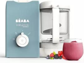 Béaba kūdikių maisto ruošimo kombainas 4 viename, garinimas, maišymas, šildymas, 1250 ml, 1400 W, 916303