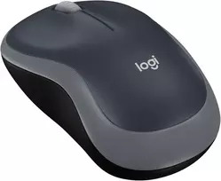 Logitech belaidė optinė pelė 2,4 GHz su USB imtuvu, 1000 DPI, pilka M185