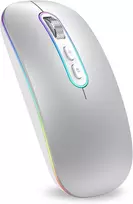 Cimetech belaidė optinė pelė, Bluetooth 5.1 ir 2,4 GHz, įkraunama, EU-M01-RD-SR