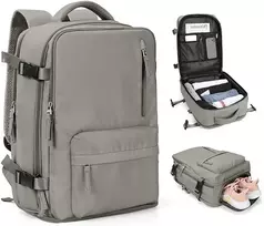 SZLX kelioninė rankinio bagažo kuprinė 40 × 25 × 20 cm su USB prievadu